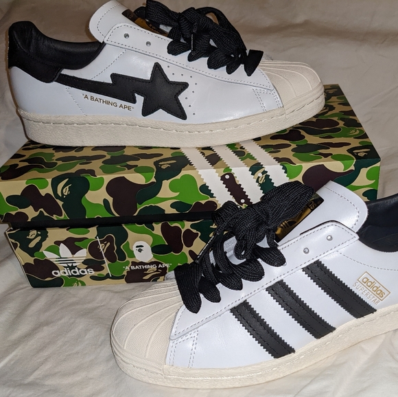 adidas | Shoes | Superstar8s Bape | Poshmark